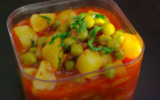 Patatesli Bezelye Tarifi ve Malzemeleri